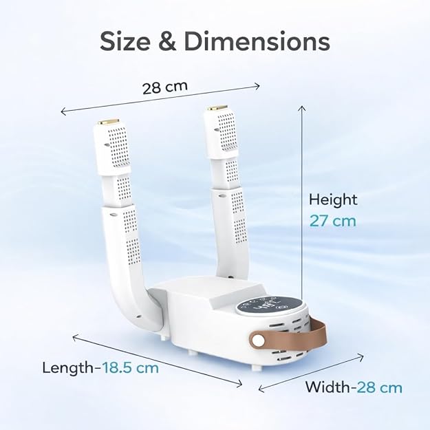 Portable Electric Shoe Dryer ā Fast Drying & Odor Removal Device