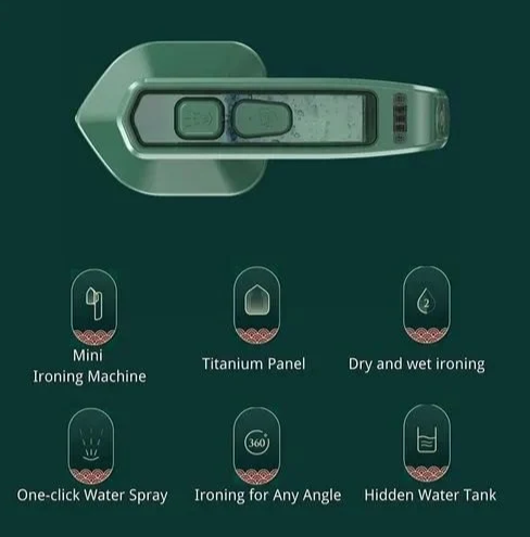 Portable Micro Steam Iron – Quick & Easy Wrinkle Removal
