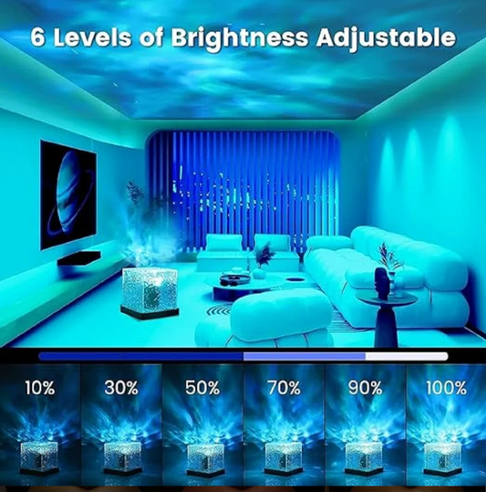 Ocean Wave Projector Night Lamp – Relaxing Ambient LED Room Light