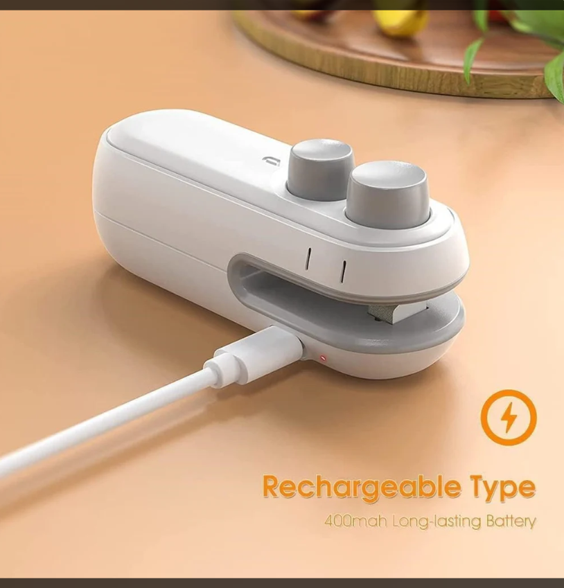 Portable Mini Heat Sealing Machine – Keep Snacks Fresh & Airtight