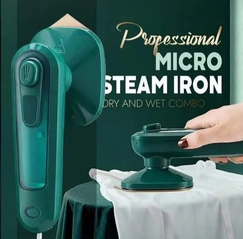 Portable Micro Steam Iron – Quick & Easy Wrinkle Removal