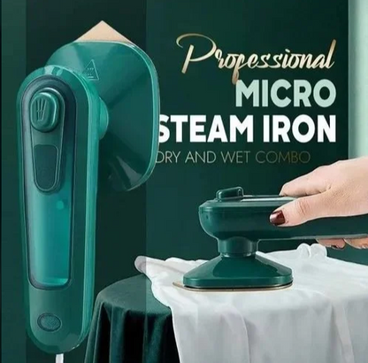 Portable Micro Steam Iron – Quick & Easy Wrinkle Removal