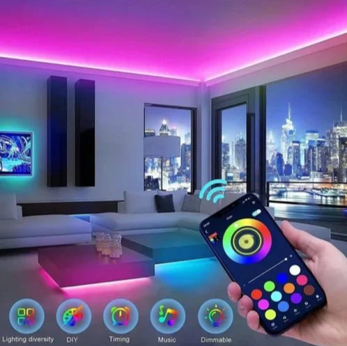 RGB LED Strip Lights (3M) – Color Changing Ambient Room Lighting