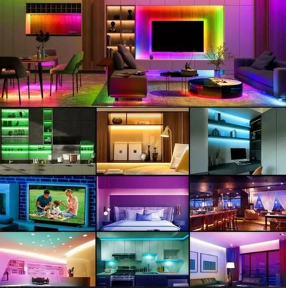 RGB LED Strip Lights (3M) – Color Changing Ambient Room Lighting