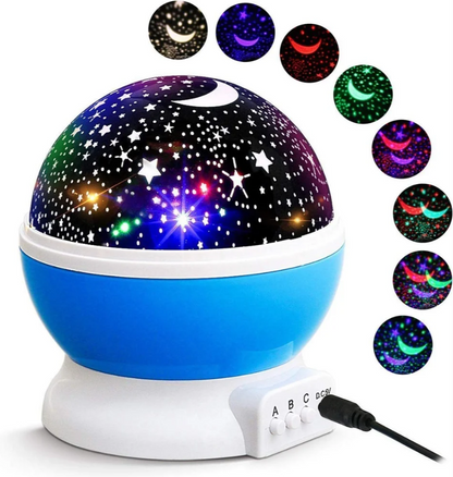 Round Star Master Lamp – Dreamy Starry Sky Night Light Projector