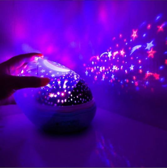 Round Star Master Lamp – Dreamy Starry Sky Night Light Projector