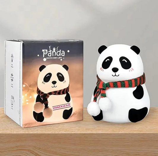 Cute Silicone Panda Night Lamp – Soft Touch Rechargeable LED Light