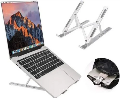 Premium Aluminium Laptop Stand – Foldable, Adjustable & Ergonomic Design