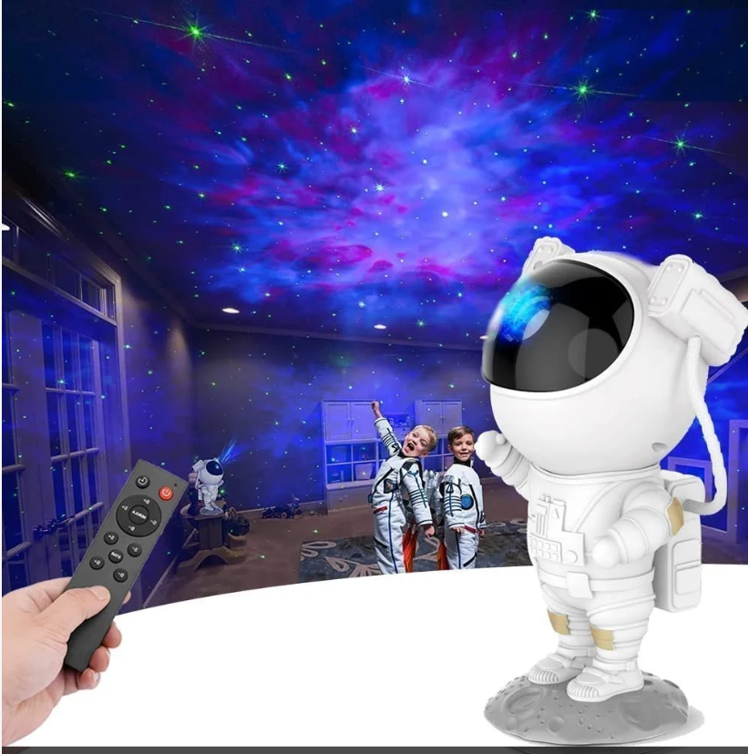 Astronaut Galaxy Projector – Starry Sky Nebula Night Light
