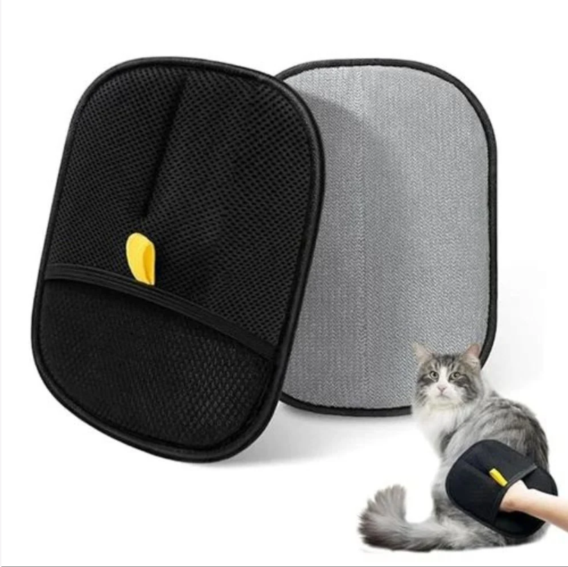 Pet Hair Removal Glove – Gentle Grooming & Fur Remover for Dogs and Cats