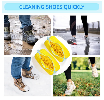 Reusable Shoe Washing Machine Laundry Bag – Protective Mesh Shoe Cleaner Bag