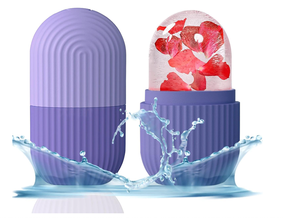 Ice Roller for Face – Cooling Facial Massager for Puffy Eyes & Glowing Skin