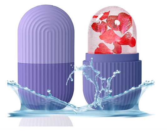 Ice Roller for Face – Cooling Facial Massager for Puffy Eyes & Glowing Skin