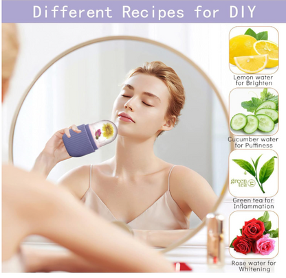 Ice Roller for Face – Cooling Facial Massager for Puffy Eyes & Glowing Skin