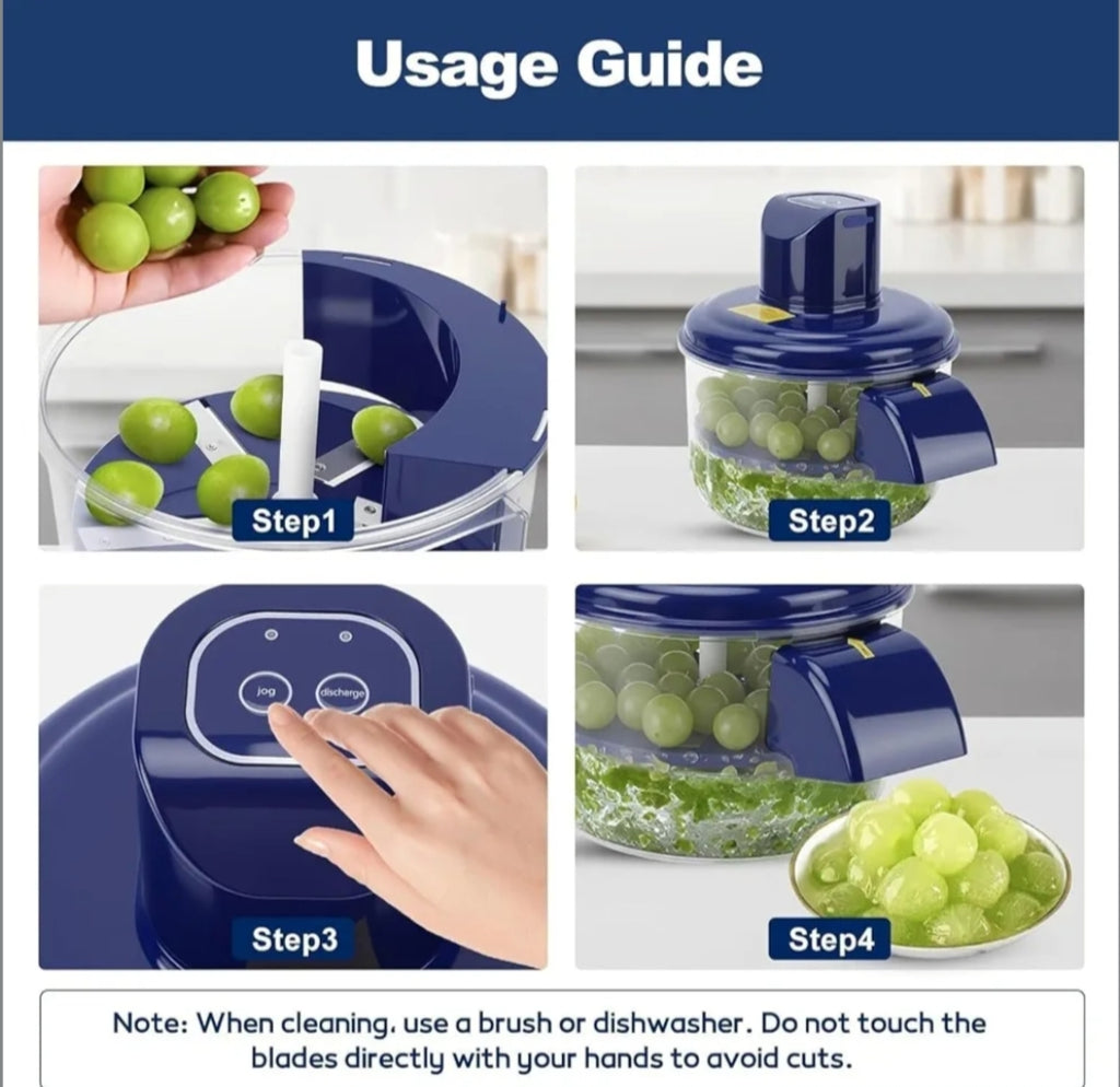 Automatic Vegetable & Fruit Peeler – Rechargeable Electric Kitchen Peeler